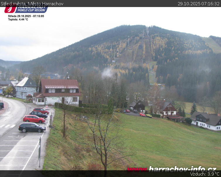 Město Harrachov - Střed města - 29.10.2025 v 07:16 Město Harrachov - Střed města - 29.10.2025 v 07:16
