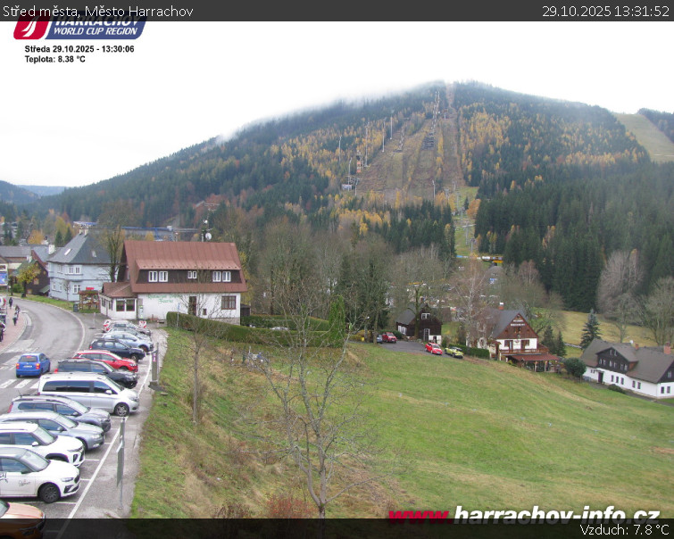 Město Harrachov - Střed města - 29.10.2025 v 13:31 Město Harrachov - Střed města - 29.10.2025 v 13:31