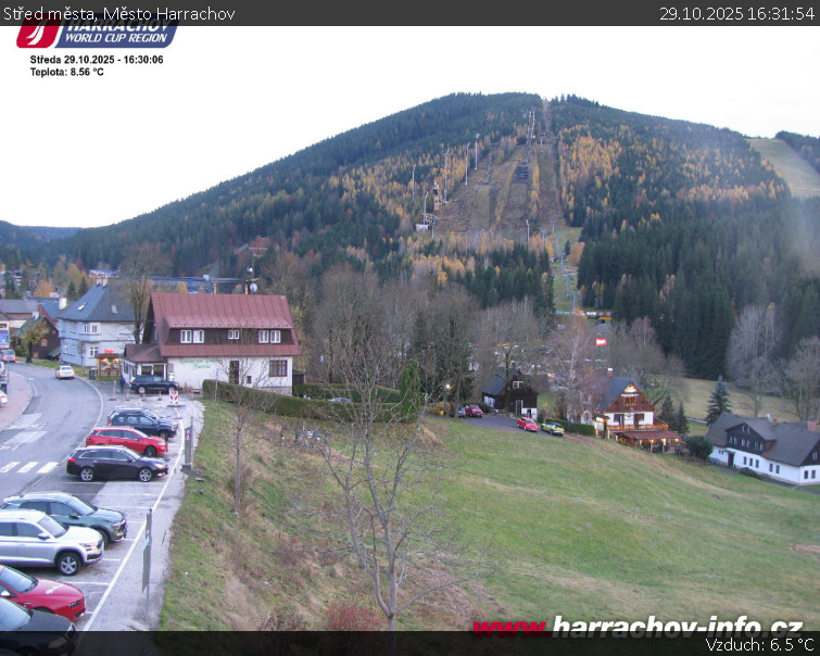 Město Harrachov - Střed města - 29.10.2025 v 16:31 Město Harrachov - Střed města - 29.10.2025 v 16:31