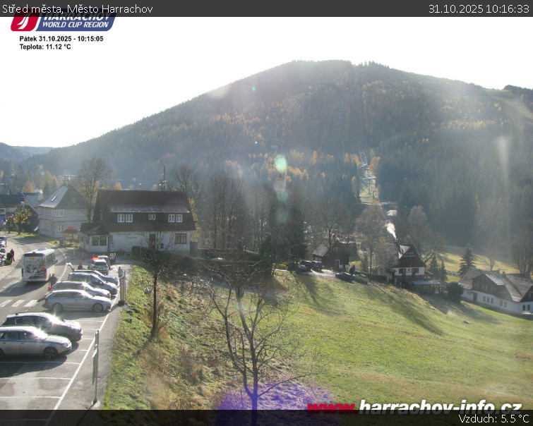 Město Harrachov - Střed města - 31.10.2025 v 10:16 Město Harrachov - Střed města - 31.10.2025 v 10:16