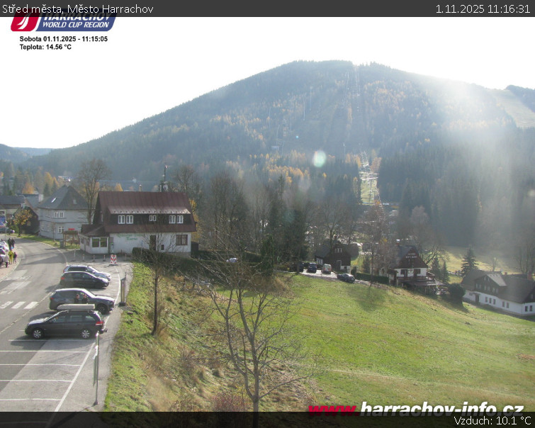 Město Harrachov - Střed města - 1.11.2025 v 11:16 Město Harrachov - Střed města - 1.11.2025 v 11:16
