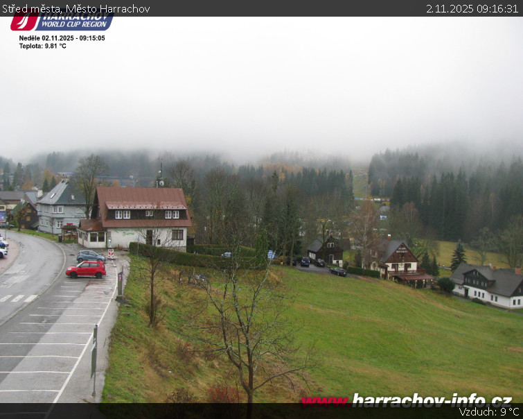 Město Harrachov - Střed města - 2.11.2025 v 09:16 Město Harrachov - Střed města - 2.11.2025 v 09:16