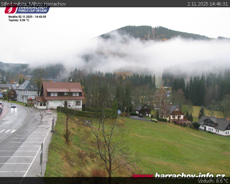 Město Harrachov - Střed města - 2.11.2025 v 14:46 Město Harrachov - Střed města - 2.11.2025 v 14:46