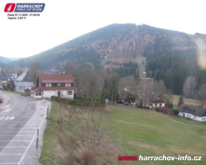 Město Harrachov - Střed města - 7.11.2025 v 07:01 Město Harrachov - Střed města - 7.11.2025 v 07:01