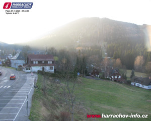 Město Harrachov - Střed města - 7.11.2025 v 07:46 Město Harrachov - Střed města - 7.11.2025 v 07:46