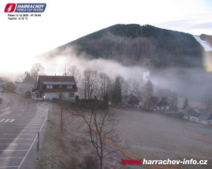 Město Harrachov - Střed města - 12.12.2025 v 07:31 Město Harrachov - Střed města - 12.12.2025 v 07:31