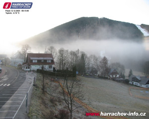 Město Harrachov - Střed města - 12.12.2025 v 08:16 Město Harrachov - Střed města - 12.12.2025 v 08:16