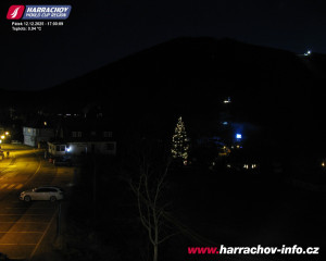 Město Harrachov - Střed města - 12.12.2025 v 17:01 Město Harrachov - Střed města - 12.12.2025 v 17:01