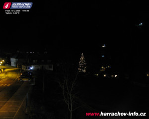 Město Harrachov - Střed města - 12.12.2025 v 19:16 Město Harrachov - Střed města - 12.12.2025 v 19:16