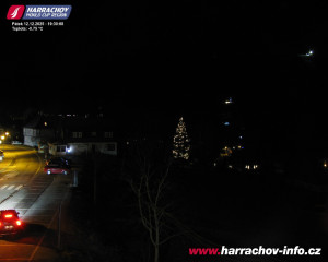 Město Harrachov - Střed města - 12.12.2025 v 19:31 Město Harrachov - Střed města - 12.12.2025 v 19:31