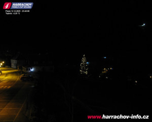 Město Harrachov - Střed města - 12.12.2025 v 23:46 Město Harrachov - Střed města - 12.12.2025 v 23:46