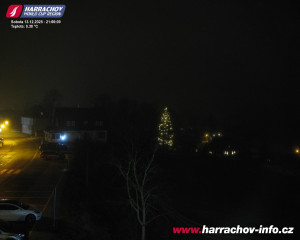 Město Harrachov - Střed města - 13.12.2025 v 21:01 Město Harrachov - Střed města - 13.12.2025 v 21:01