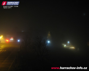 Město Harrachov - Střed města - 18.12.2025 v 17:31 Město Harrachov - Střed města - 18.12.2025 v 17:31