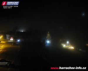 Město Harrachov - Střed města - 18.12.2025 v 19:31 Město Harrachov - Střed města - 18.12.2025 v 19:31