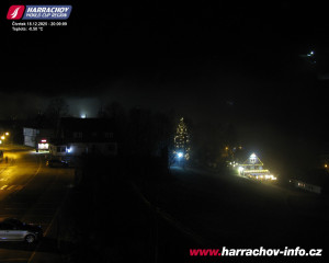 Město Harrachov - Střed města - 18.12.2025 v 20:01 Město Harrachov - Střed města - 18.12.2025 v 20:01