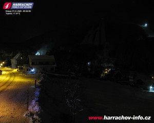 Město Harrachov - Střed města - 7.1.2026 v 05:01 Město Harrachov - Střed města - 7.1.2026 v 05:01