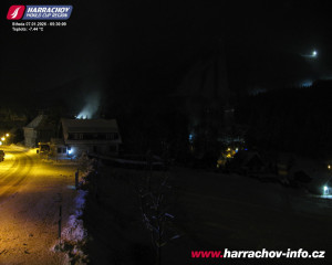 Město Harrachov - Střed města - 7.1.2026 v 05:31 Město Harrachov - Střed města - 7.1.2026 v 05:31