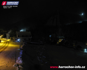 Město Harrachov - Střed města - 7.1.2026 v 05:46 Město Harrachov - Střed města - 7.1.2026 v 05:46