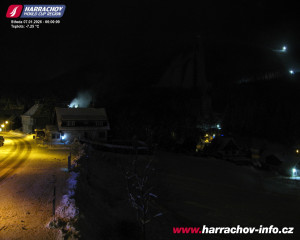 Město Harrachov - Střed města - 7.1.2026 v 06:01 Město Harrachov - Střed města - 7.1.2026 v 06:01