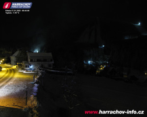 Město Harrachov - Střed města - 7.1.2026 v 06:46 Město Harrachov - Střed města - 7.1.2026 v 06:46