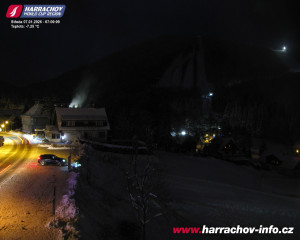 Město Harrachov - Střed města - 7.1.2026 v 07:01 Město Harrachov - Střed města - 7.1.2026 v 07:01