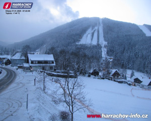 Město Harrachov - Střed města - 7.1.2026 v 07:46 Město Harrachov - Střed města - 7.1.2026 v 07:46