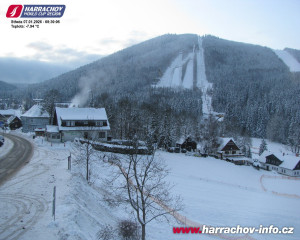 Město Harrachov - Střed města - 7.1.2026 v 08:31 Město Harrachov - Střed města - 7.1.2026 v 08:31