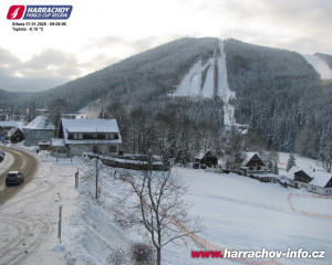 Město Harrachov - Střed města - 7.1.2026 v 09:01 Město Harrachov - Střed města - 7.1.2026 v 09:01