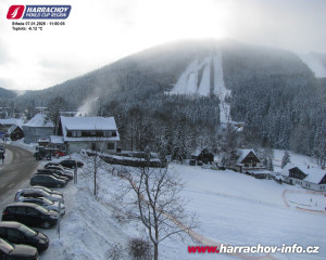 Město Harrachov - Střed města - 7.1.2026 v 11:01 Město Harrachov - Střed města - 7.1.2026 v 11:01