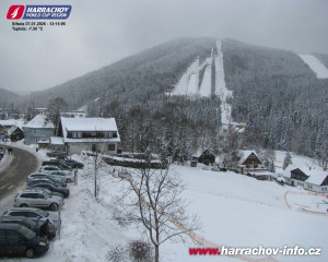 Město Harrachov - Střed města - 7.1.2026 v 13:16 Město Harrachov - Střed města - 7.1.2026 v 13:16
