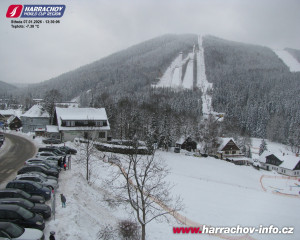 Město Harrachov - Střed města - 7.1.2026 v 13:31 Město Harrachov - Střed města - 7.1.2026 v 13:31