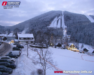 Město Harrachov - Střed města - 7.1.2026 v 16:31 Město Harrachov - Střed města - 7.1.2026 v 16:31