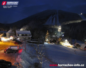 Město Harrachov - Střed města - 7.1.2026 v 17:01 Město Harrachov - Střed města - 7.1.2026 v 17:01