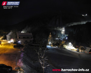 Město Harrachov - Střed města - 7.1.2026 v 17:16 Město Harrachov - Střed města - 7.1.2026 v 17:16