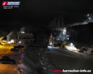 Město Harrachov - Střed města - 7.1.2026 v 18:31 Město Harrachov - Střed města - 7.1.2026 v 18:31