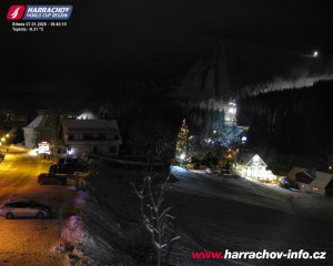 Město Harrachov - Střed města - 7.1.2026 v 19:46 Město Harrachov - Střed města - 7.1.2026 v 19:46