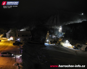 Město Harrachov - Střed města - 7.1.2026 v 20:31 Město Harrachov - Střed města - 7.1.2026 v 20:31