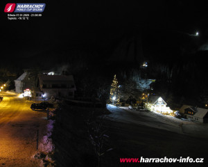 Město Harrachov - Střed města - 7.1.2026 v 21:01 Město Harrachov - Střed města - 7.1.2026 v 21:01