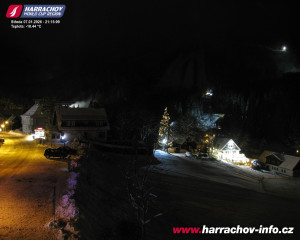 Město Harrachov - Střed města - 7.1.2026 v 21:16 Město Harrachov - Střed města - 7.1.2026 v 21:16