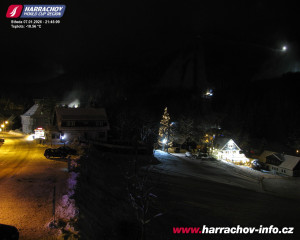 Město Harrachov - Střed města - 7.1.2026 v 21:46 Město Harrachov - Střed města - 7.1.2026 v 21:46