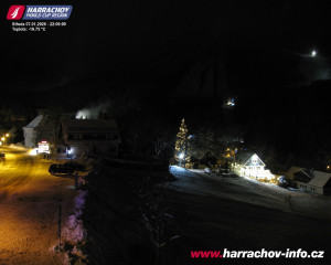 Město Harrachov - Střed města - 7.1.2026 v 22:01 Město Harrachov - Střed města - 7.1.2026 v 22:01