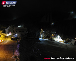 Město Harrachov - Střed města - 7.1.2026 v 22:16 Město Harrachov - Střed města - 7.1.2026 v 22:16
