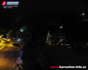 Město Harrachov - Střed města - 7.1.2026 v 22:31 Město Harrachov - Střed města - 7.1.2026 v 22:31