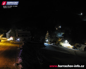 Město Harrachov - Střed města - 11.1.2026 v 21:31 Město Harrachov - Střed města - 11.1.2026 v 21:31
