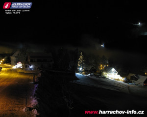 Město Harrachov - Střed města - 11.1.2026 v 22:46 Město Harrachov - Střed města - 11.1.2026 v 22:46