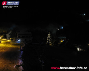 Město Harrachov - Střed města - 11.1.2026 v 23:31 Město Harrachov - Střed města - 11.1.2026 v 23:31