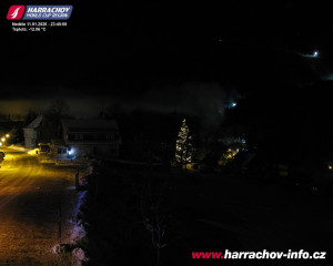 Město Harrachov - Střed města - 11.1.2026 v 23:46 Město Harrachov - Střed města - 11.1.2026 v 23:46