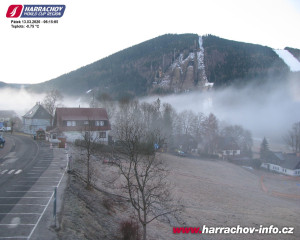 Město Harrachov - Střed města - 13.3.2026 v 06:17 Město Harrachov - Střed města - 13.3.2026 v 06:17