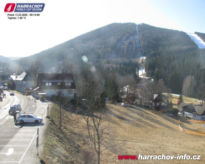 Město Harrachov - Střed města - 13.3.2026 v 09:17 Město Harrachov - Střed města - 13.3.2026 v 09:17
