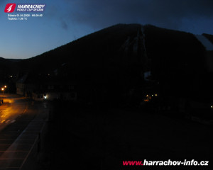 Město Harrachov - Střed města - 1.4.2026 v 06:02 Město Harrachov - Střed města - 1.4.2026 v 06:02